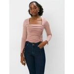 Džemper od mešavine vune pastelno pink AW 2024 667BW