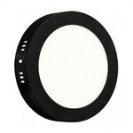 LED crni nadgradni okrugli panel M12NO BK 12W 6500K 165mm