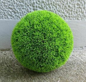 Veštačka zelena lopta trave 18 cm DAX134242