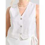 Sinsay - Prsluk - krem krem SS 2025 280EN-01X