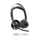 Poly Voyager Focus 2 gaming slušalice, USB/bežične/bluetooth, crna, 102dB/mW, mikrofon