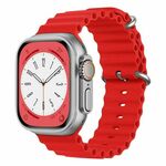 MOYE Smart Watch Ocean Strap 44/45/49mm Red