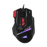 Baracuda BGM 041 gejming miš, optički, žični, 12800 dpi, 20G, 1ms, 1000 Hz, crni