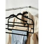 Sinsay - Zidna vešalica 3 pack - crno crno SS 2025 832BL-99X