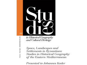 Studies in Historical Geography of the Eastern Mediterranean