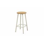 Mora - Karina White White Stool