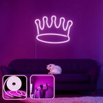 OPVIQ Zidna LED dekoracija King Large Pink