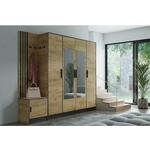 Roj Plus 14 predsoblje 259,6x39x205 cm hrast