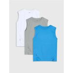 Sinsay - Sportske majice 3 pack Active - bledoplavo bledoplavo SS 2025 ZP115-05X