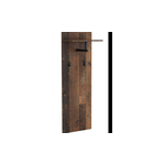 Justus zidni panel / vešalica 48,2x140 antracit / old style