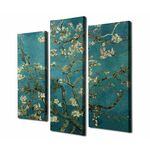 UC96 Multicolor Decorative Canvas Painting (3 Pieces)