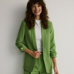 Reserved - LADIES` BLAZER svetlo zelena 78% POLYESTER, 18% VISCOSE, 4% ELASTANE YS565-70X