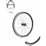 Prednja felna 20 X3 BLACK 36H JY433 NUT UCP SPOKES
