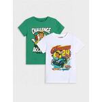 Sinsay - Komplet od 2 majice kratkih rukava Hot Wheels - šareno šareno SS 2025 140EJ-MLC