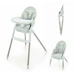 Kinderkraft Stolica Za Hranjenje Dinnly Light Grey