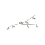 Eglo Magnum-led spot/6, led gu10 6x3w, 6x240lm, nikl-Mat/hrom,