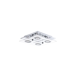 Eglo Cabo plafonjera/4, led, gu10, 4x3 w, hrom/saten