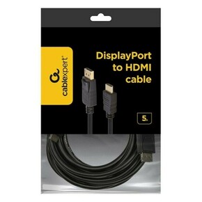 CC DP HDMI 5M Gembird DisplayPort na HDMI digital interface kabl 5m