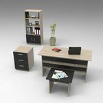 Hanah Home Set kancelarijskog nameštaja Vo11-Ob