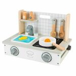 ECO TOYS MINI DRVENA KUHINJA SA AKCESOARIMA