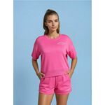 Sinsay - Dukserica sa kratkim rukavima - roze roze SS 2025 164DO-42X