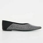 Reserved - LADIES` BALLERINAS crno 100% POLYESTER 207CQ-99X