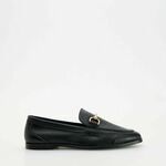 Reserved - Kožne mokasine crno 100% LEATHER 887BD-99X