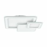 Eglo Mentalurgia zidna/plafonjera/1, led, 50w, 5000lm, dimabilna bela, 480x480, bela/čelik/plastika