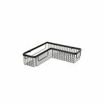 TATAY KUPATILSKA UGAONA POLICA 30X8,5X8,5CM ALUMINIJUM CRNA 6603000