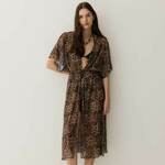Reserved - LADIES` PONCHO braon 95% POLYESTER, 5% ELASTANE 138CP-88X