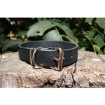 AlexaLeather.u Stylish Black Engraved 40mm