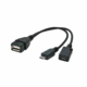 GEMBIRD USB OTG + micro kabl 0.15 m