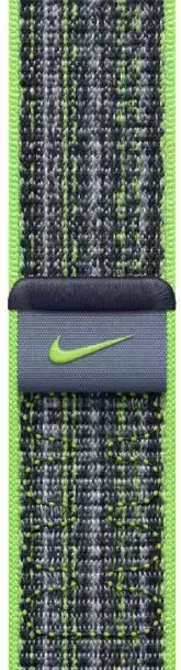 APPLE Watch 41mm Nike Band: Bright Green/Blue Nike Sport Loop ( mtl03zm/a )