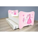 Dečiji krevet 160x80 cm happy kitty+fioka PRINCESS AND HORSE