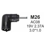 NPC SA03 M26 Gembird konektor za punjac 65W 19V 2 37A 3 0x1 1mm AC08