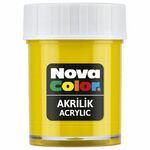 Nova Color Slikanje - Akrilne Boje 30g - Žuta - 540287