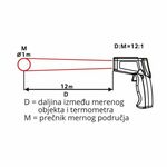 Infracrveni termometar 380C DT8380BH