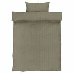 Bez brenda Set posteljine TINNE krep 140x200 pepeljasto zelena