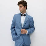 Reserved - Slim fit sako s mešavinom vune svetlo plava 57% POLYESTER, 23% WOOL, 18% VISCOSE, 2% ELASTANE 7441Z-50X