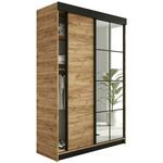 Lamaro klizni ormar 2 vrata/ogledalo 167x59x205 cm hrast