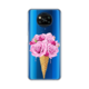 Torbica Silikonska Print Skin za Xiaomi Poco X3/X3 Pro/X3 NFC Rose Cone