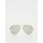 Reserved - MEN`S SUNGLASSES srebro 60% POLYCARBONATE, 30% ACRYLIC, 10% BRASS 548DZ-SLV