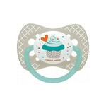 Canpol Varalica Silicon Symmertrical 0-6M 23/282 "Cupcake" - Grey