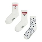 Cropp - 3 pack čarapa Hello Kitty - white