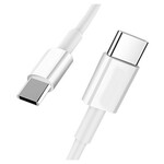Data kabl KONFULON DC15 PD 18W Type C na Type C beli