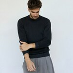 Reserved - MEN`S SWEATER tamno siva 100% COTTON 2788C-90X