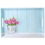 KESPER KSP77392 POSLUŽAVNIK 50 x 35 x 4.5 CM TULIPANI