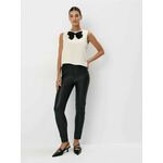 Pantalone od veštačke kože crno AW 2024 822AV