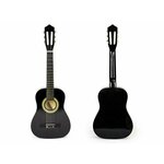 ECO TOYS Velika drvena gitara za decu crna