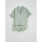 Reserved - LADIES` PYJAMA mint zelena 100% COTTON 838CR-65X